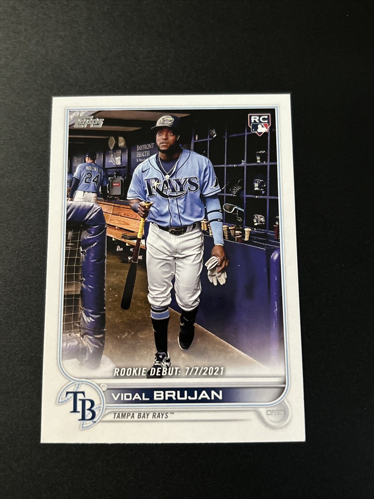 2022 Topps Update Series Vidal Brujan (RC) US8 Tampa Bay Rays