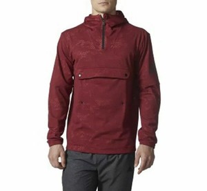 burgundy adidas jacket mens