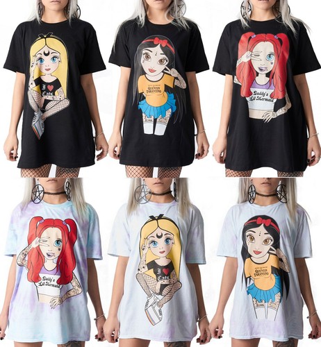 Twisted Punk Disney Tattoo T Shirts 