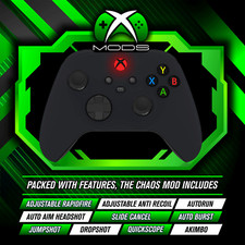 XBOX ONE SERIES RAPID FIRE CONTROLLER - CHAOS ANTI RECOIL MOD - Soft Touch Black