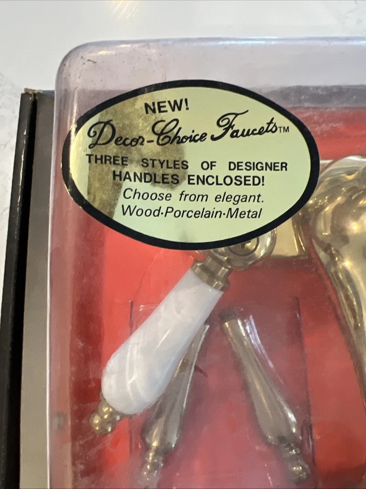 Grifos de baño de doble manija Decor-Choice Foto 3 de 4