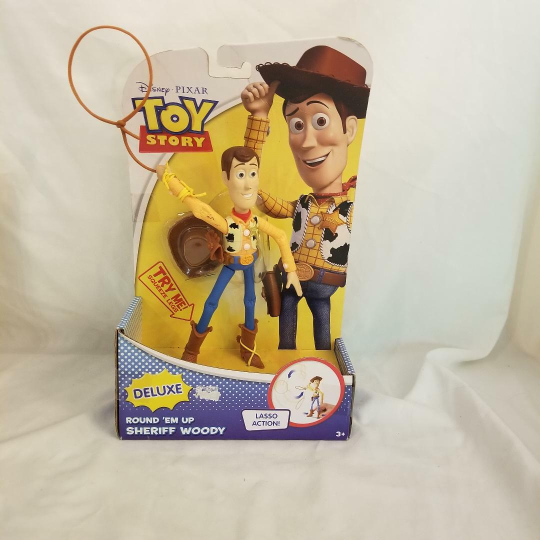 Toy Story Round 'em Up Sheriff Woody with Lasso Action Y7506 2012