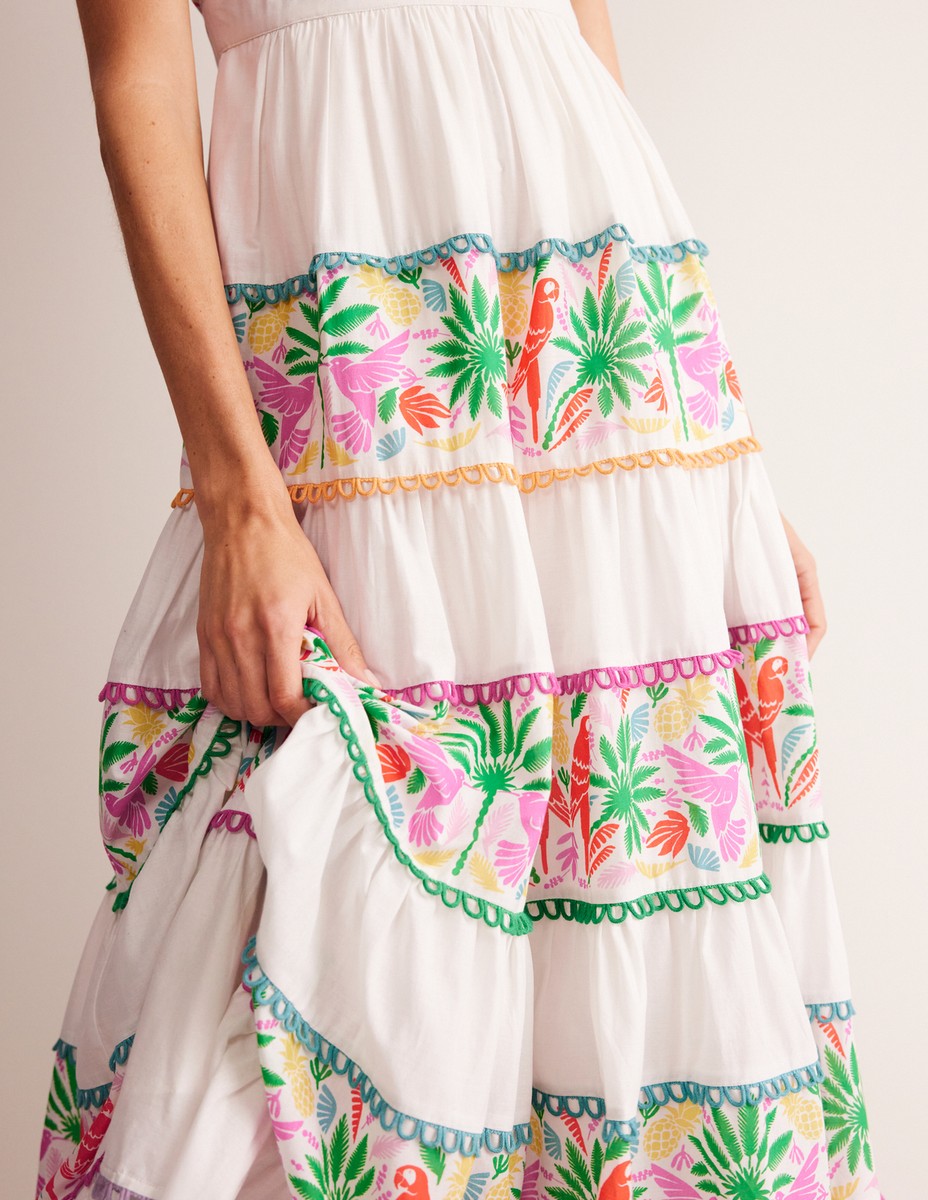 boden serena cotton tie maxi dress Buy Boden Multi Serena Tie Maxi Dress from the Next UK online shop