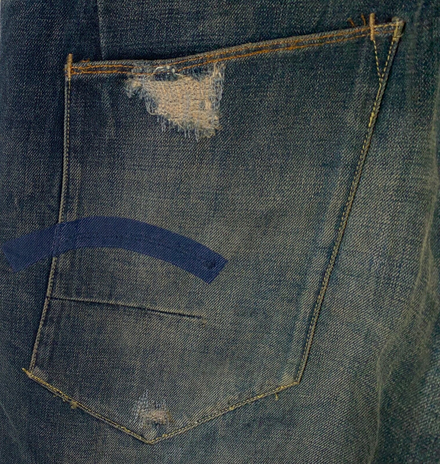 G-STAR RAW ESSENTIAL SUSPENDER HANK FAIRWAY LOOSE GRUNGE WASH W31 L30 thumbnail 15