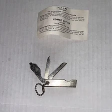 vintage Combo Cutter key chain knife file screwdriver small SUNCOAST multi-tool