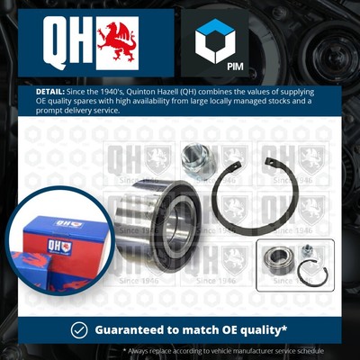 Wheel Bearing Kit fits PEUGEOT 208 CR, GTi, Mk1 Front 12 to 19 QH 335072 335086