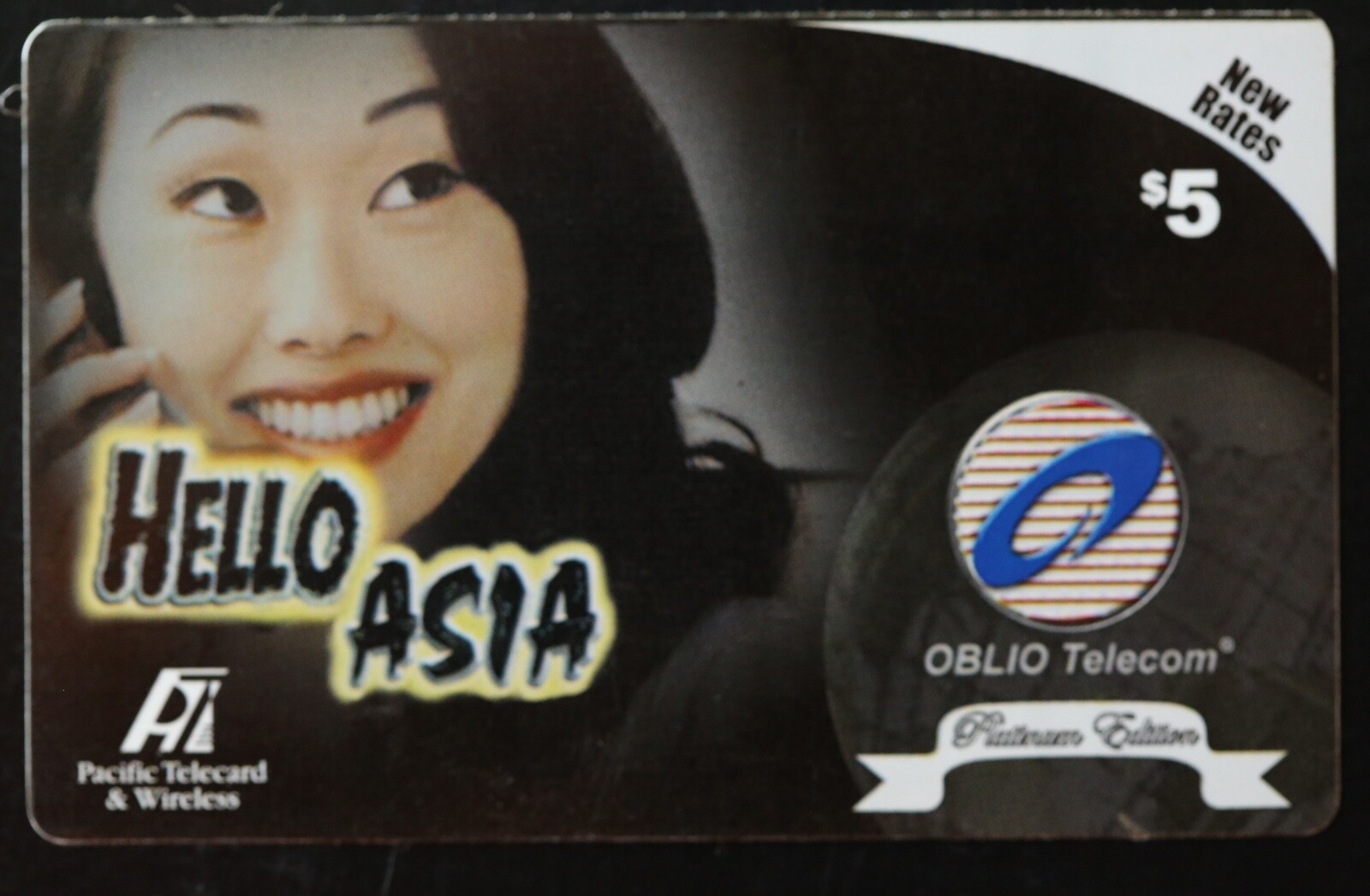 A2828 Oblio Telecom Hello Asia - PHONECARD U.S.A