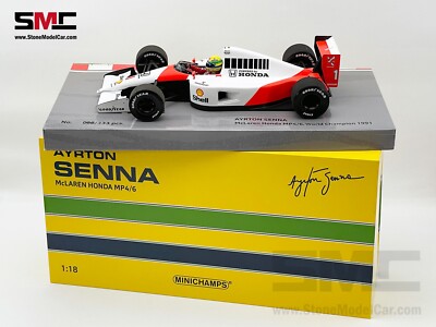 Mclaren MP4/6 #1 Ayrton Senna 1991 F1 World Champion 1:18 Mclaren MP4/6 #1 Ayrton Senna 1991 F1 World Champion 1:18
