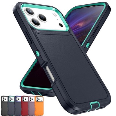 For iPhone 17 16e 15 14 13 12 11 Pro Max Plus Case Shockproof Heavy Duty Cover