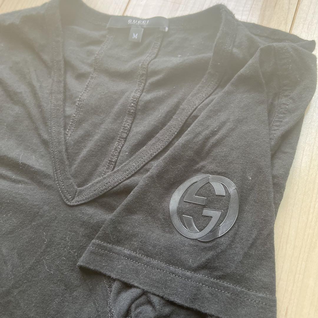 Gucci T-Shirt Interlocking M Black