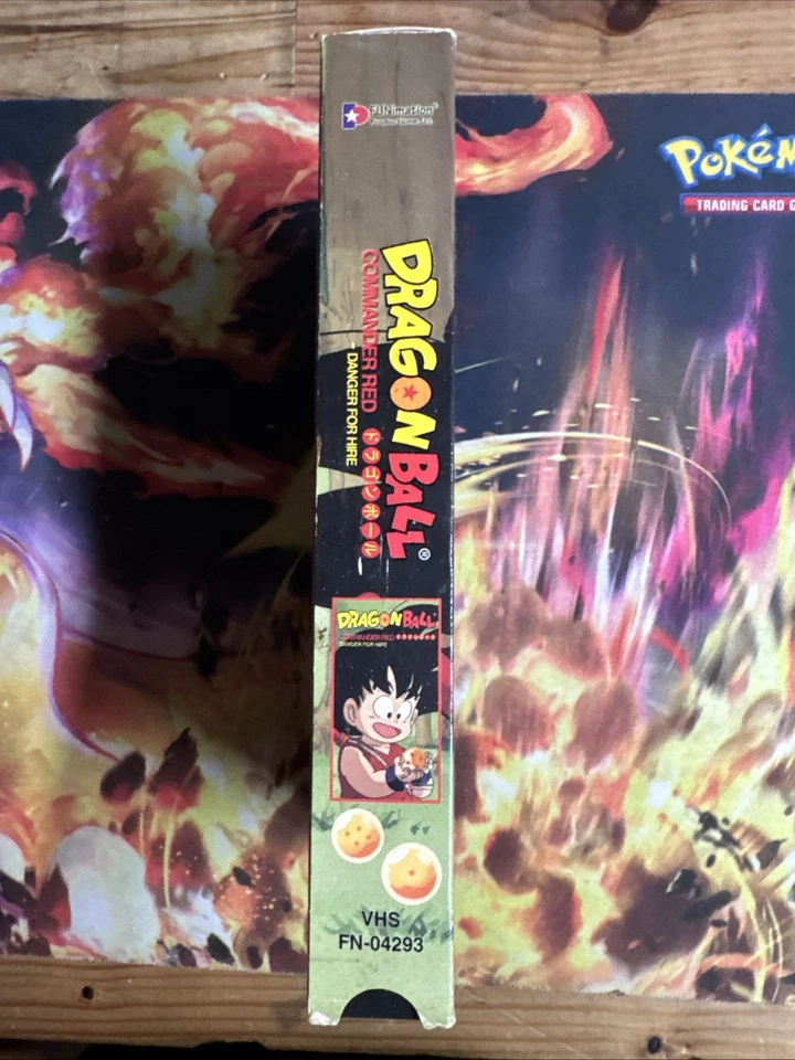 Dragon Ball Commander Red Danger For Hire VHS Tape TESTED - Goku - Image 4 of 4