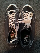 Men's Fila Shoes Canvas Black Size 10