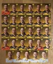 29x Handsignierte Autogrammkarten BORUSSIA DORTMUND DAMEN FRAUEN 25/26 2025/2026