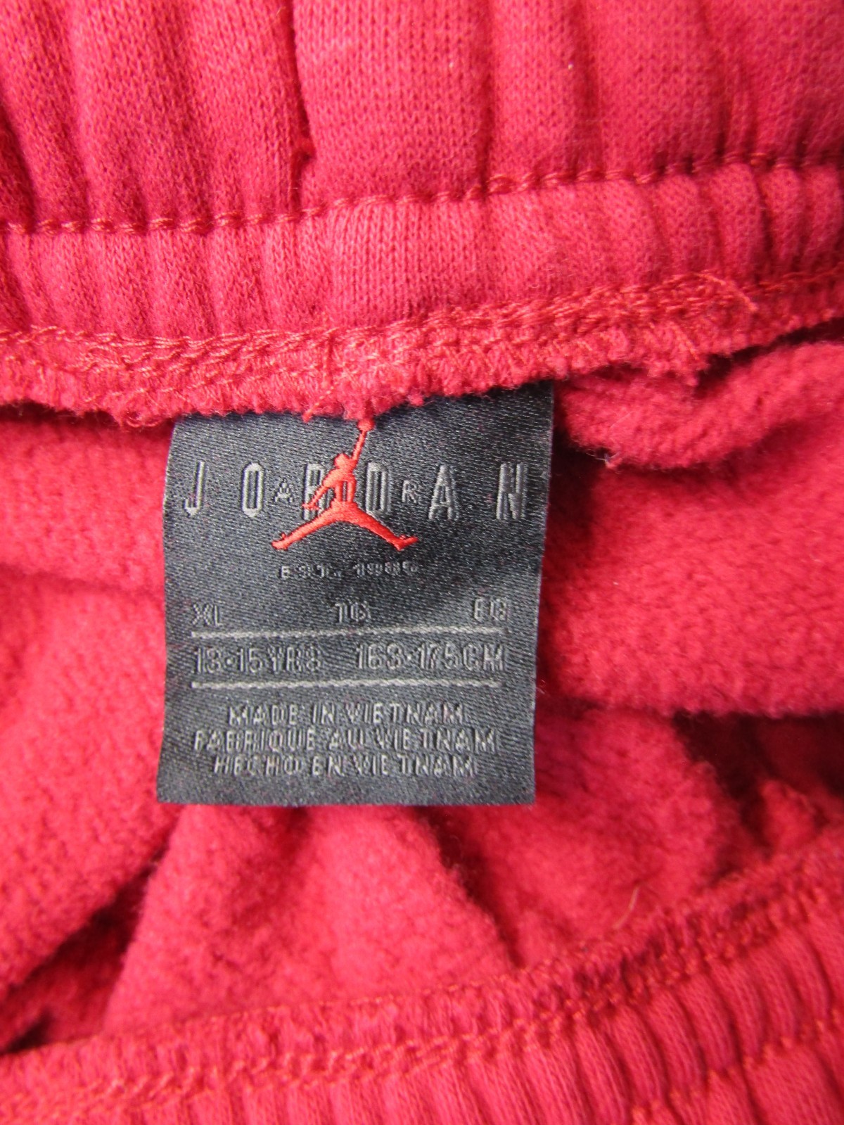 Jordan Jumpman Red/Black Stripe Cotton/Polyester Pants Youth Size XL thumbnail 6