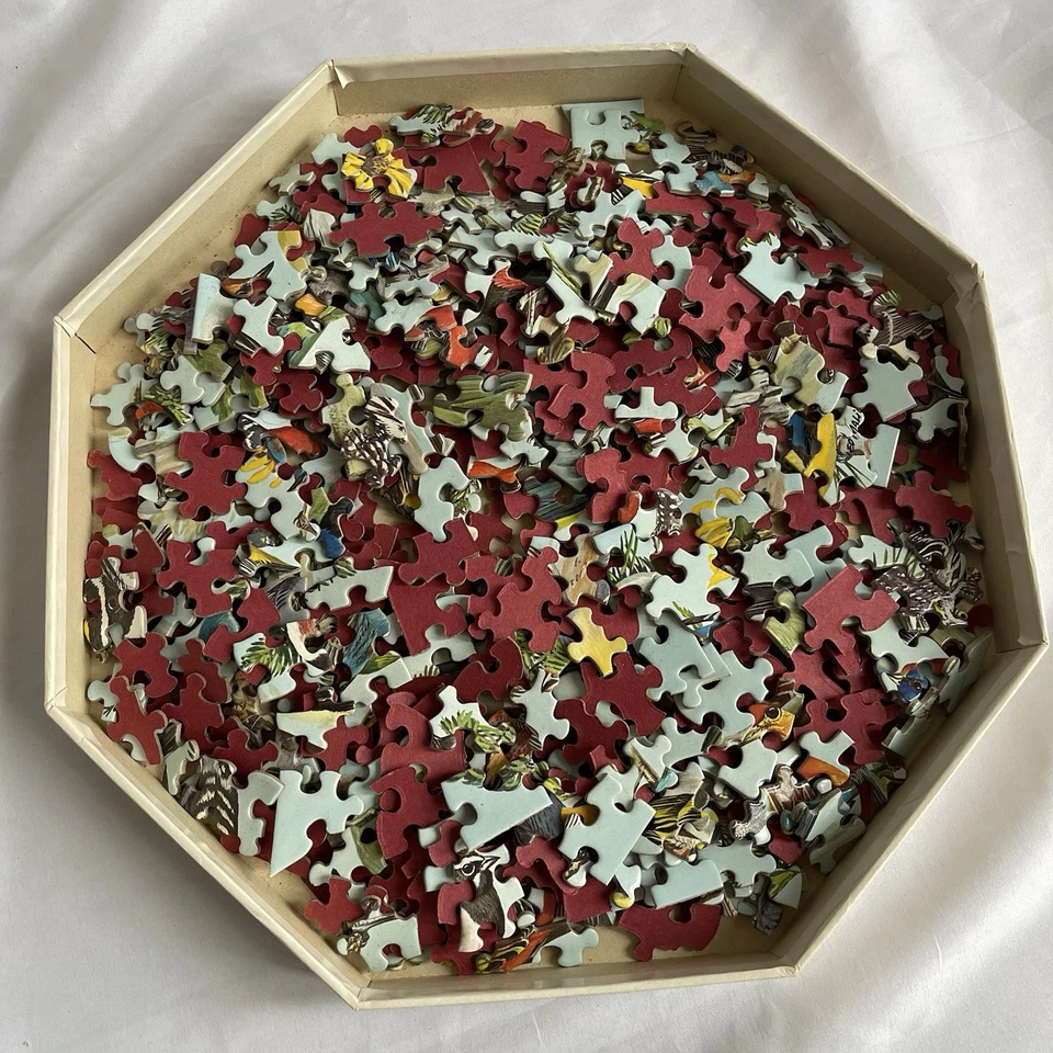 Vintage 1968 Springbok Western Birds Okta-Puzzle Jigsaw USA Donald Leo Malick  - Image 2 of 4