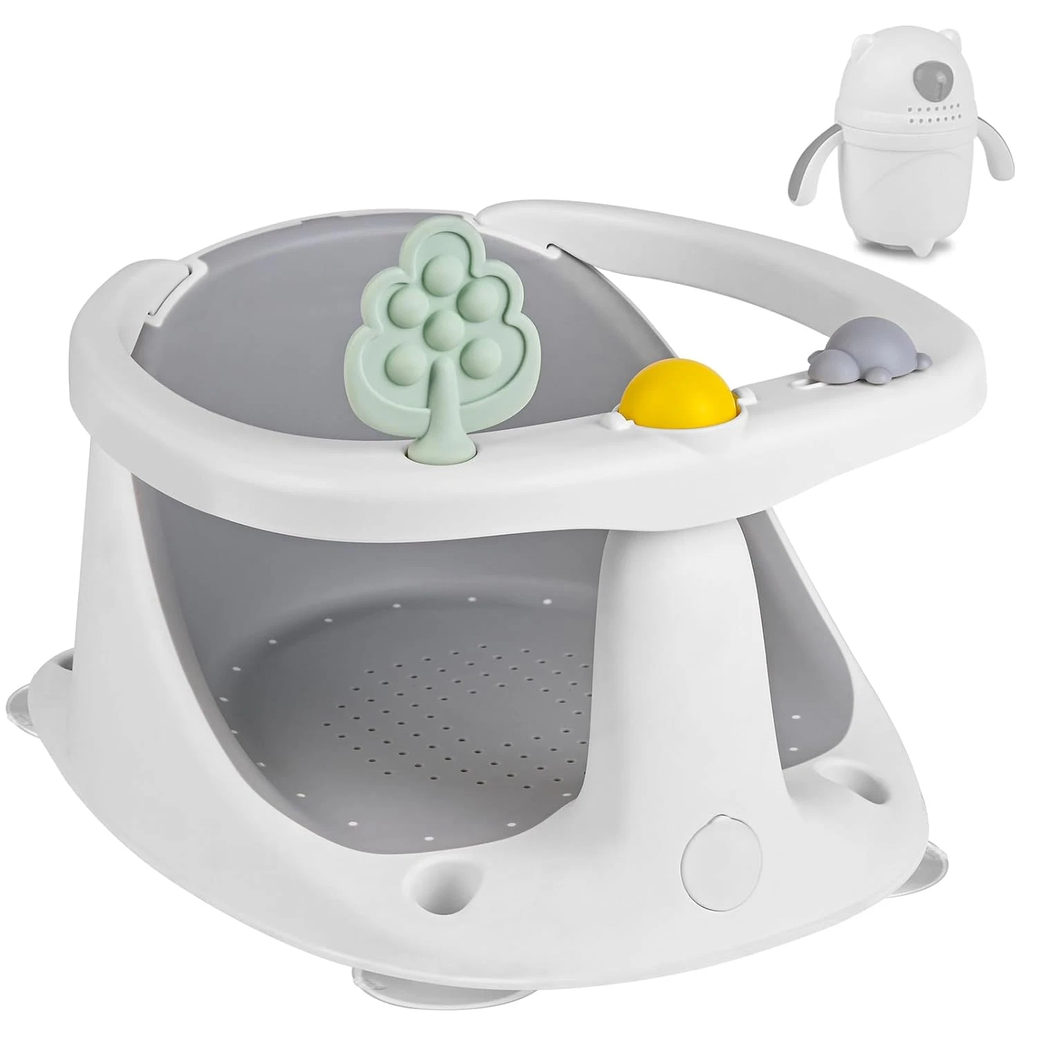 Baby Bath Seat for Babies 6 Months & up - Bathtub Seats for Babies Sitting up wi