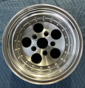 Vintage Enkei Aluminum 15 X 8”Gambler/Champ 500 Style Wheel 5 X 5 Lug Pattern