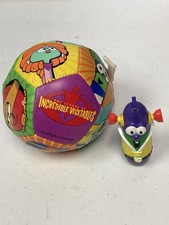 Veggie Tales the League of Incredible Plush Soft Ball And Larry Boy Figure READ 