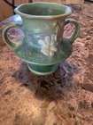 Rare Vintage Two Handle Roseville Vase 4 Inch