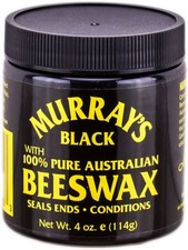 Murrays Black with 100 Pure Australian Beeswax Seals Ends  Conditions 4oz NEW