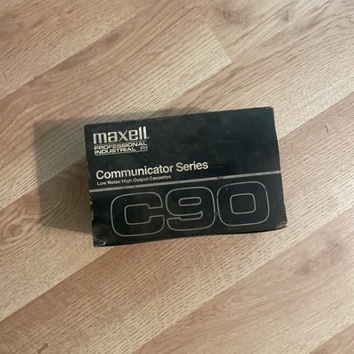 Maxell Communicator Series C90 Cassette 90min Low Noise High Output Recordable