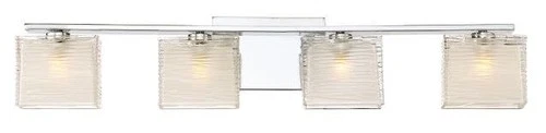Quoizel WCP8604 Nickel Westcap 4-Light 32"W Bathroom Vanity Light - Picture 1 of 3
