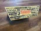 ZABAR'S Vintage Wooden Snack Tray Crate Bin Container Box Organizer — photo 1