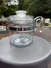 VTG PYREX Flameware 7754-B Glass Percolator Coffee Pot 2-4 Cup COMPLETE