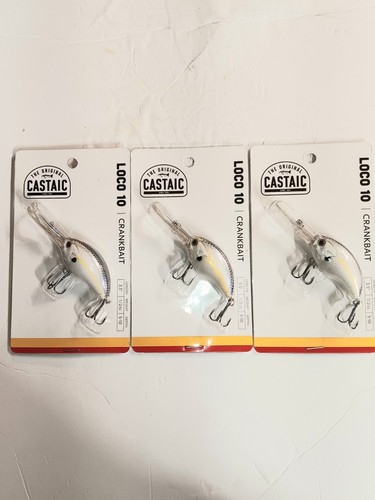 3 Castaic Loco 10 Crankbait 3&1/2" 1/2 oz. Chartreuse Shad