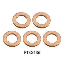 For Volvo V40 D3, D4  Diesel Fuel Injector Copper Base Washers / Seals x 5