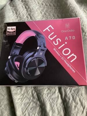 OneOdio A70 Fusion Hi Res kabellose Over-the-Ear-Kopfhörer - Schwarz, brandneu.