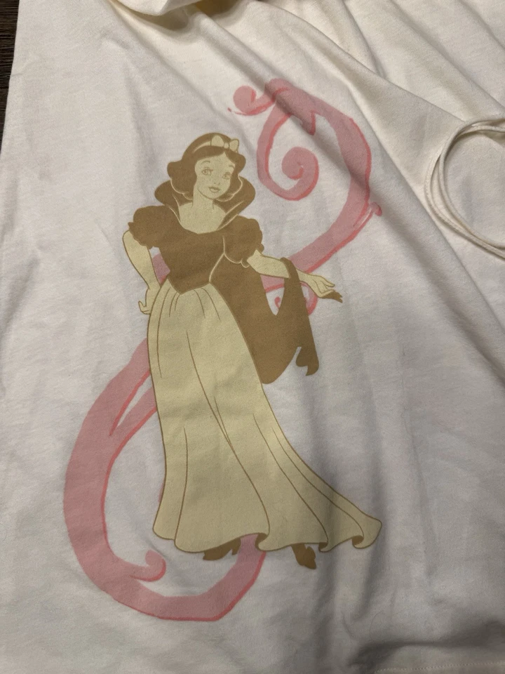 Disney Store Snow White Women’s Tank Dress Size LARGE Cream Princess Gown - Image 3 of 3