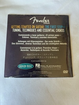 Fender Presents Getting Started on Guitar DVD Hudson Music Hal-Leonard  Sealed