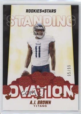 2021 Panini Rookies & Stars Standing Ovation Orange 95/99 AJ Brown #SO-20 0nr3