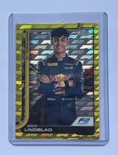 Topps F1 2025 Chrome Logofractor Arvid Lindblad F2 Campos Yellow 41/75 Card