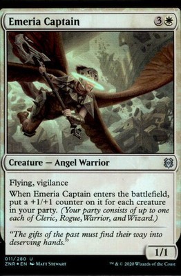 Emeria Captain # 011 ZNR Foil MTG Magic Englisch