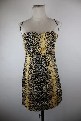 GUESS Robe Noire À Bretelles Femme Casual Vintage Adhérente, Taille M - Photo 1/4