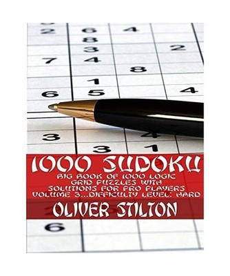 1000 Sudoku: Amazingly Big Book of 1000 Logic Grid Puzzles with Solutions, for P