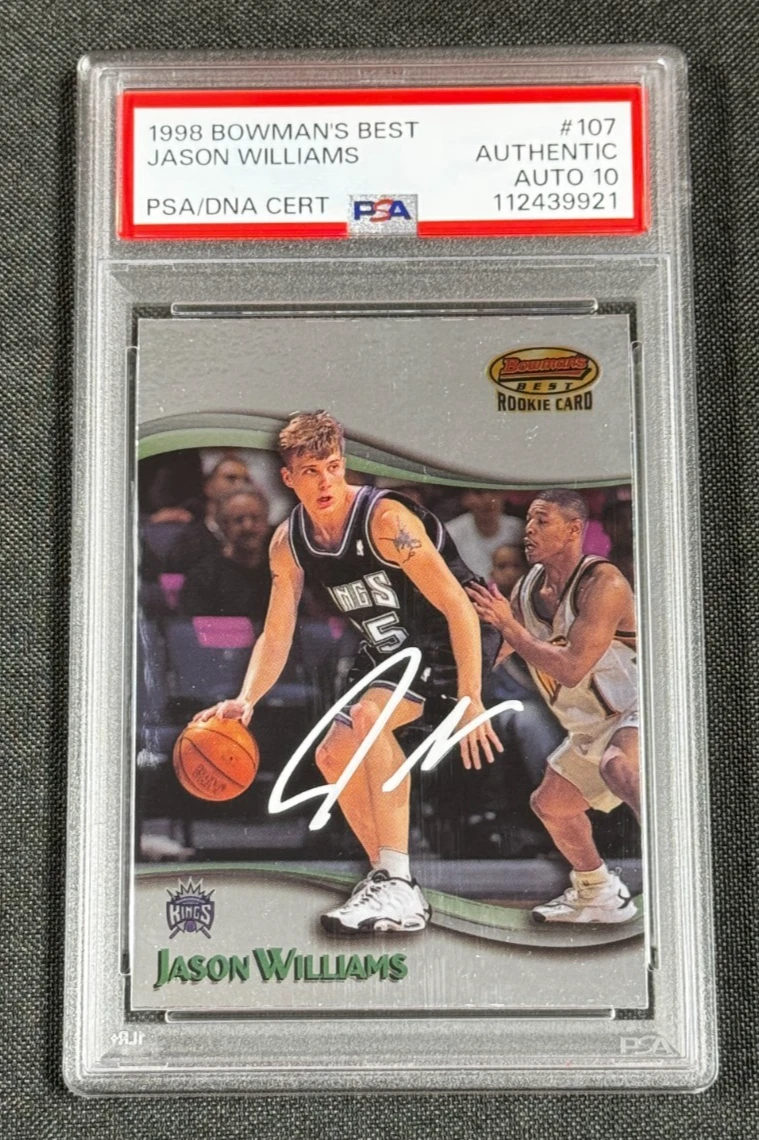 Jason Williams Professional Sports Authenticator (PSA) Basketball