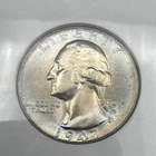 Stunning Rainbow Toner NGC MS66 1947 Washington Quarter
