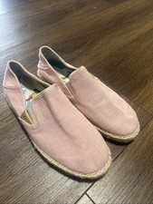OluKai Kaula Paa Kapa Espadrilles Pink Sea Salt Size 7