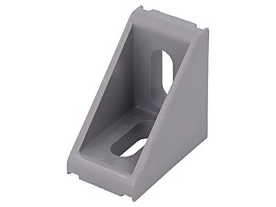 SQT.40-25-A-8 Winkel für Profile Nutbreite: 8mm W: 25mm H: 40mm L: 40mm grau ELE
