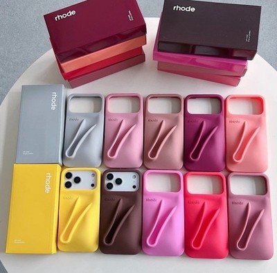 Rhode Peptide Lip-Tint Silicon Phone Case WITH Lip Gloss iPhone 17
