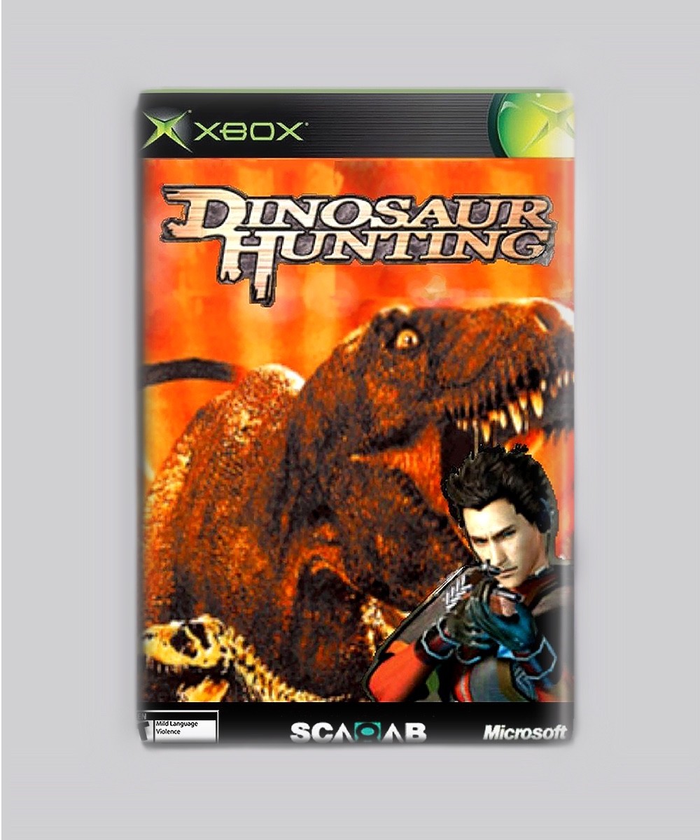 Caza de dinosaurios / XBOX - IMÁN DE NEVERA 2