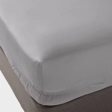 King 400 Thread Count Performance Fitted Sheet Classic Gray - Threshold