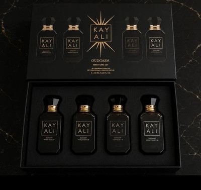KAYALI Oudgasm 4pc Travel Size Eau De Parfum Spray Set 4x10ml 0.33 fl oz