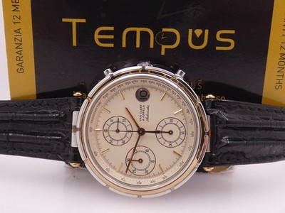 VAN CLEEF & ARPELS LE CHRONO 424.023 AUTOMATIK 889 STAHL&18KTGOLD WITH BOX UHR