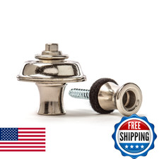 Jim Dunlop Original Straplok Strap Retainers - Nickel 2 Units Guitar