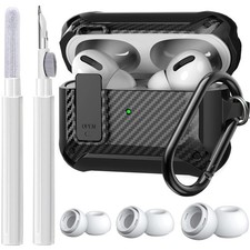 Military Hard Shell Case for AirPods Pro 2/1 with Keychain