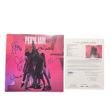 Pearl Jam Signed Ten Vinyl Album JSA Eddie Vedder Stone Ament McCready Krusen